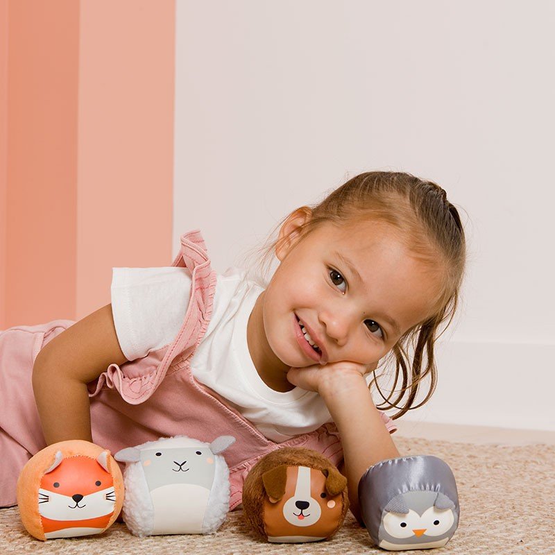 Little Big Friends Σετ 4 Μαλακά Zωάκια Δραστηριοτήτων Forest - Image 4