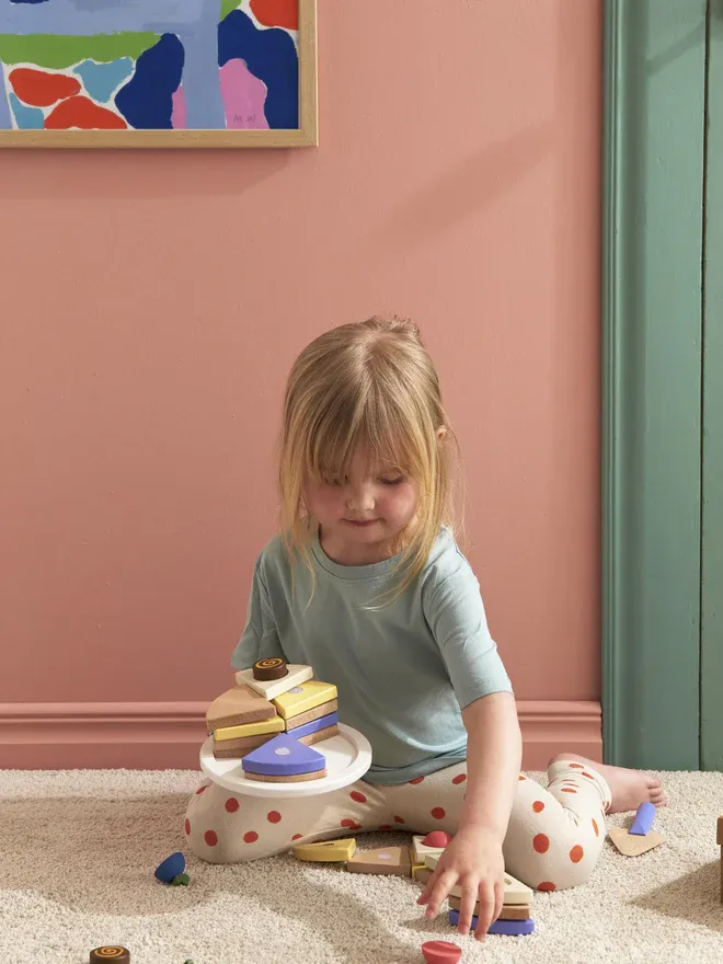 KIDS CONCEPT Ξύλινη τούρτα με στρώσεις KID'S HUB - Image 4