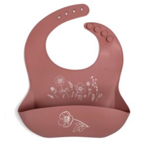 Filibabba Σαλιάρα Σιλικόνης – Fall Flowers