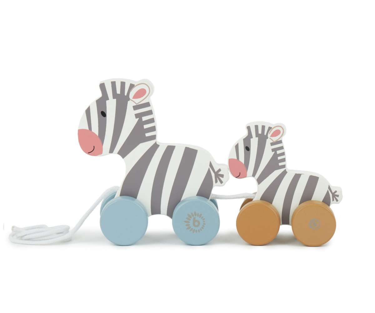 Bieco Ξύλινο Παιχνίδι Έλξης Ζέβρες