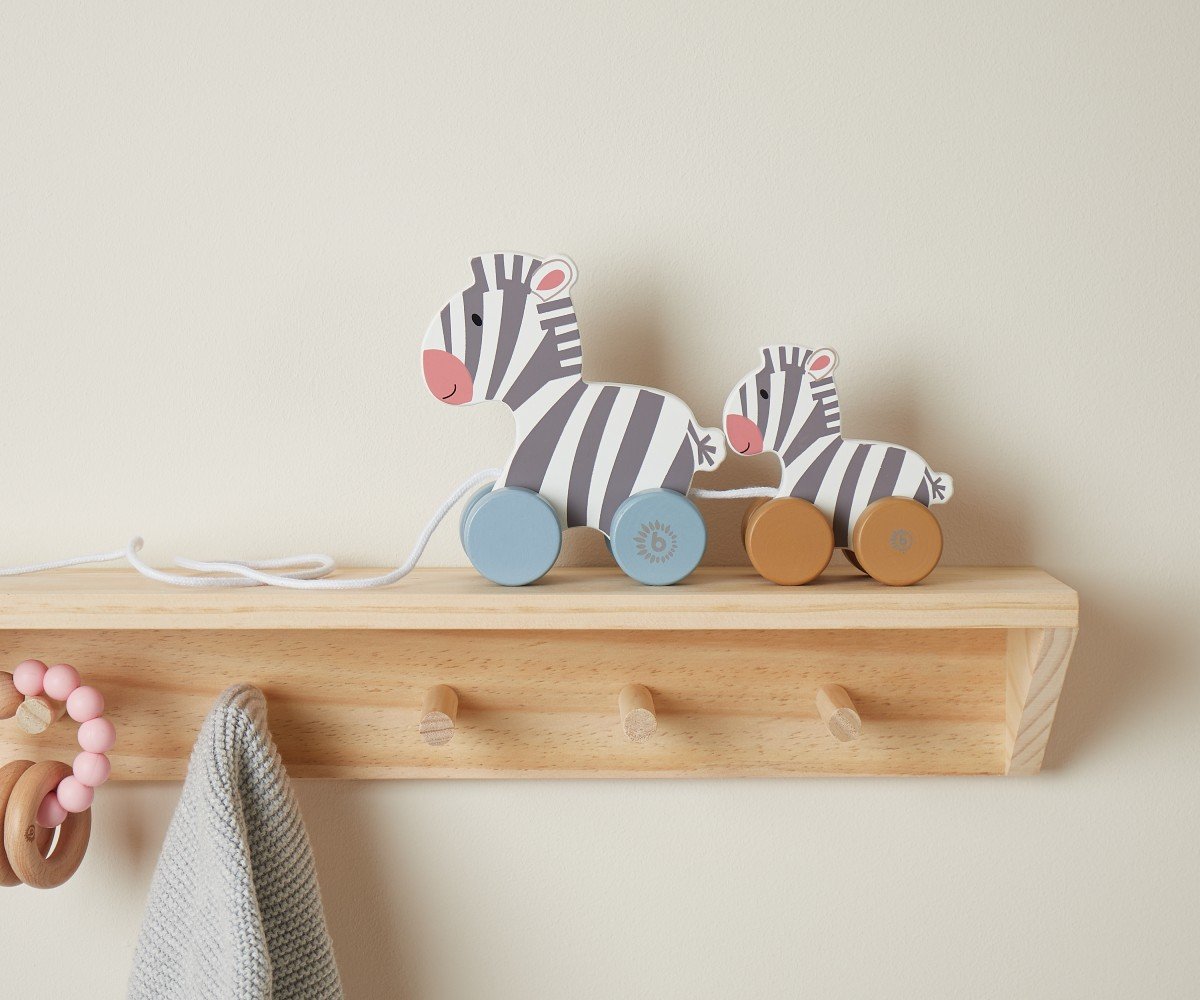 Bieco Ξύλινο Παιχνίδι Έλξης Ζέβρες - Image 3