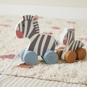 Alternative view of Bieco Ξύλινο Παιχνίδι Έλξης Ζέβρες