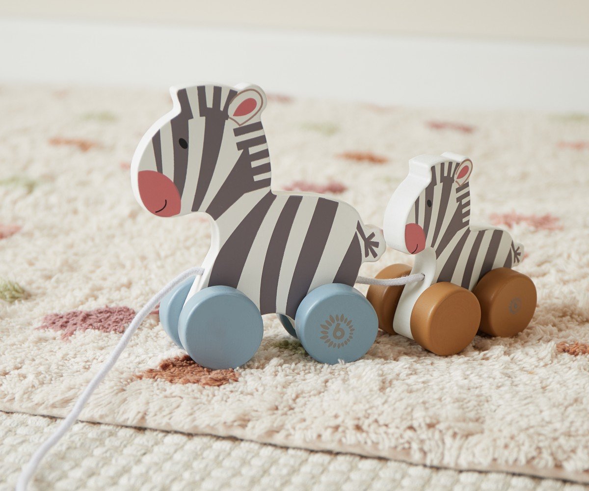 Bieco Ξύλινο Παιχνίδι Έλξης Ζέβρες - Image 2