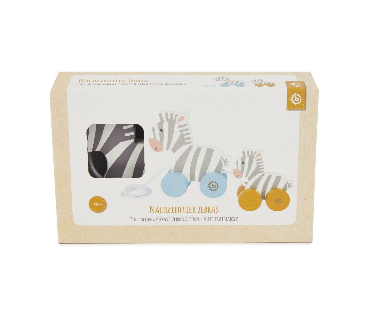 Bieco Ξύλινο Παιχνίδι Έλξης Ζέβρες - Image 4