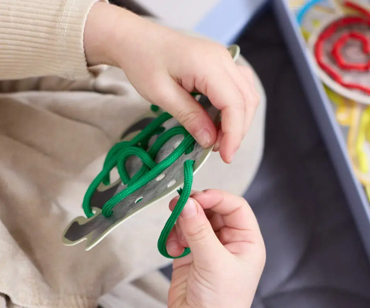 Filibabba Παιχνίδι Λεπτής Κινητικότητας με Κορδόνια – Forest Friends - Image 4