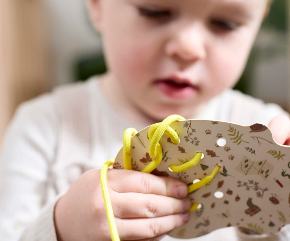 Filibabba Παιχνίδι Λεπτής Κινητικότητας με Κορδόνια – Forest Friends - Image 2