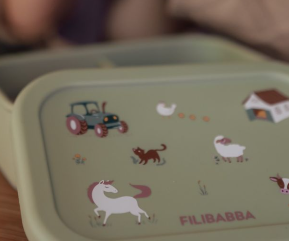 Filibabba Φαγητοδοχείο Σιλικόνης – Bog Green - Image 3