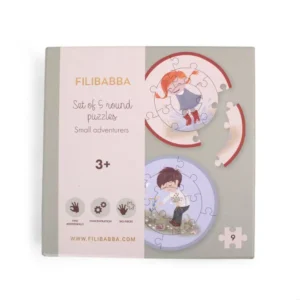 Filibabba Σετ 5 Παζλ – Small Adventures