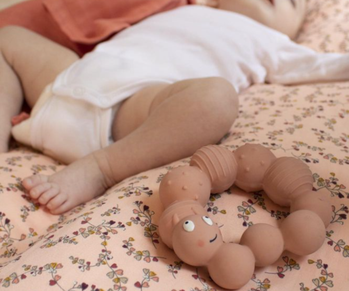 Filibabba Μασητικό Σιλικόνης – Lilly the Larva 0m+ - Image 2