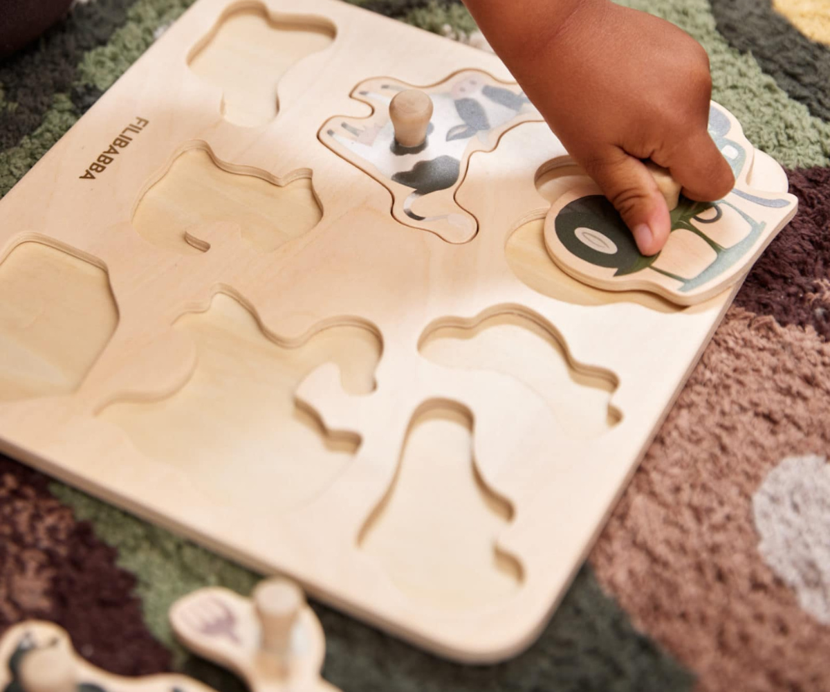 Filibabba Ξύλινο Παζλ – Magic Farm 12m+ - Image 2