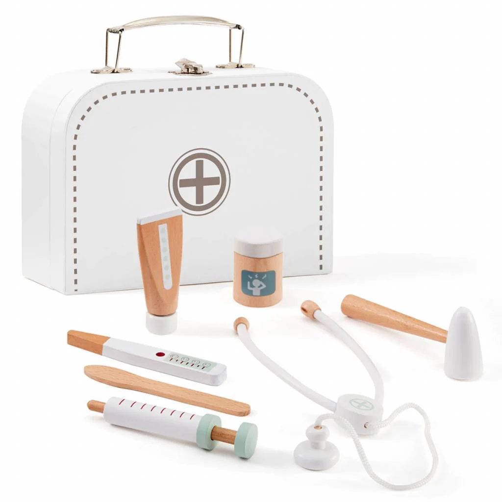 KIDS CONCEPT Βαλιτσάκι γιατρού με ξύλινα εργαλεία
