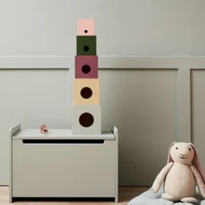 Alternative view of KIDS CONCEPT Ξύλινo σετ παιχνιδιού με κύβους Edvin