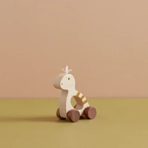 Alternative view of KIDS CONCEPT. Ξύλινη τρεχαλίτσα Δεινόσαυρος (φυσικό)