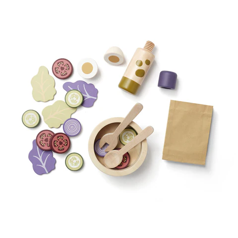 KIDS CONCEPT Ξύλινο σετ σαλάτας KID'S HUB - Image 4