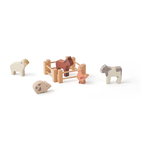 KIDS CONCEPT Ξύλινα ζωάκια της φάρμας AIDEN - Image 4