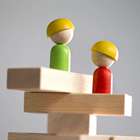 MILANIWOOD Ξύλινο επιτραπέζιο παιχνίδι Τρελό Παλάτι - Image 5