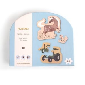 Filibabba Σετ 7 Παζλ– Farm Animals