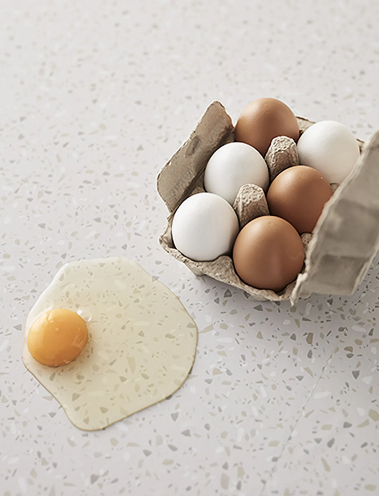 KIDS CONCEPT Σετ 6 ξύλινα αυγά - Image 2