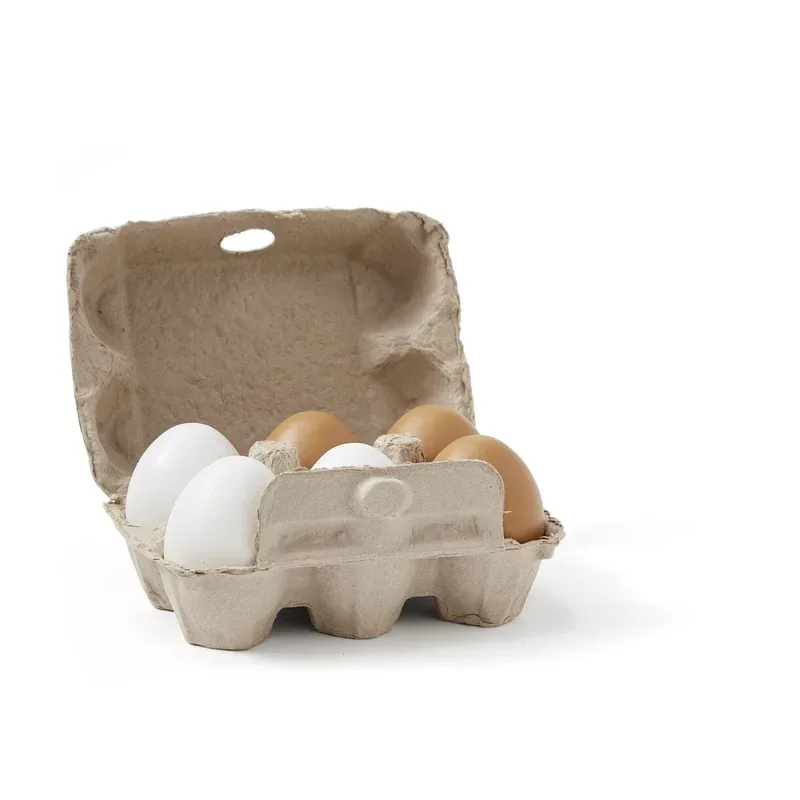 KIDS CONCEPT Σετ 6 ξύλινα αυγά