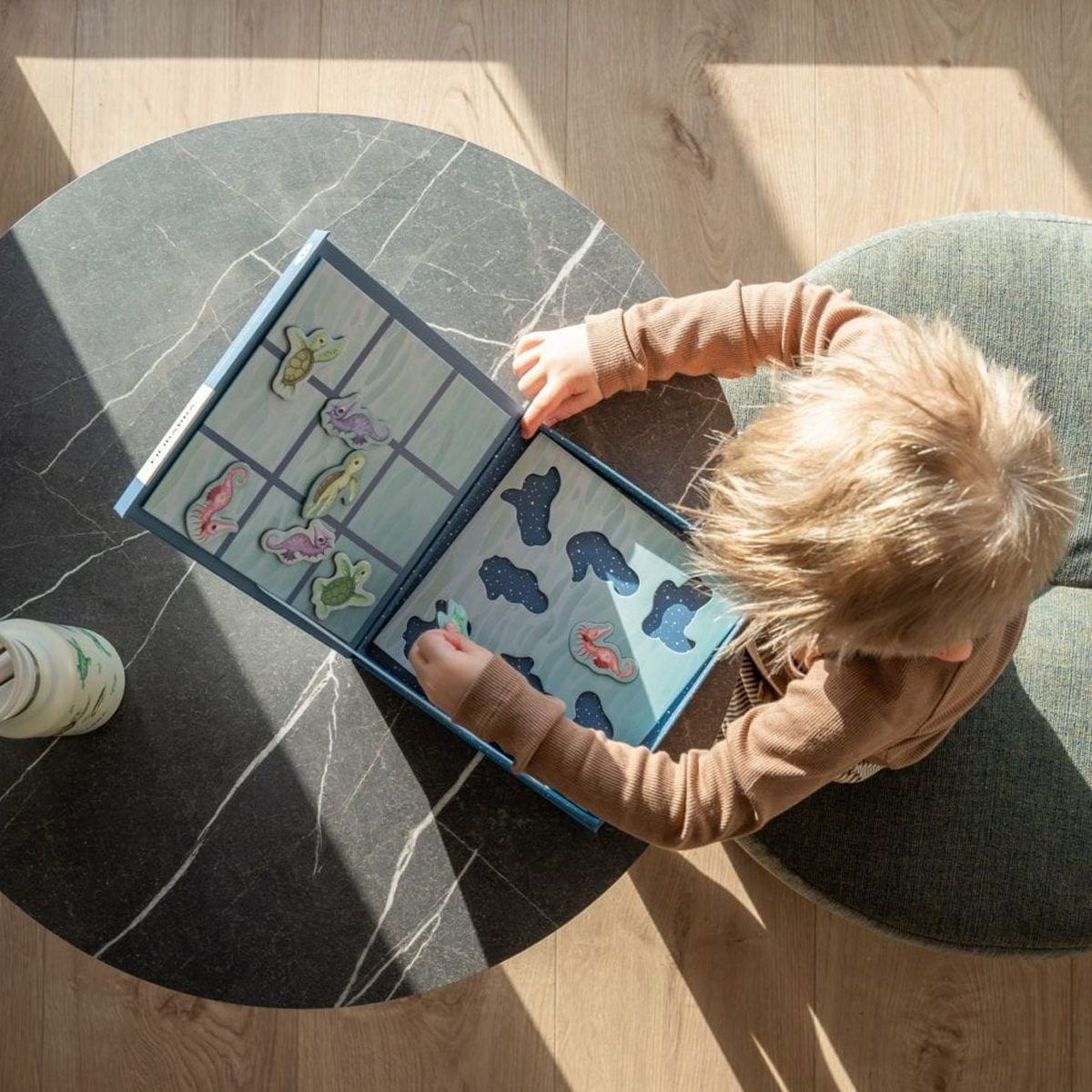 Filibabba Μαγνητικό Παιχνίδι Tic Tac Toe-Sea Friends Fun 3+ - Image 2