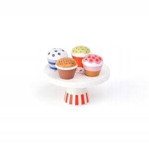 KIDS CONCEPT Ξύλινος Δίσκος με 4 Κεκάκια – MOOMIN