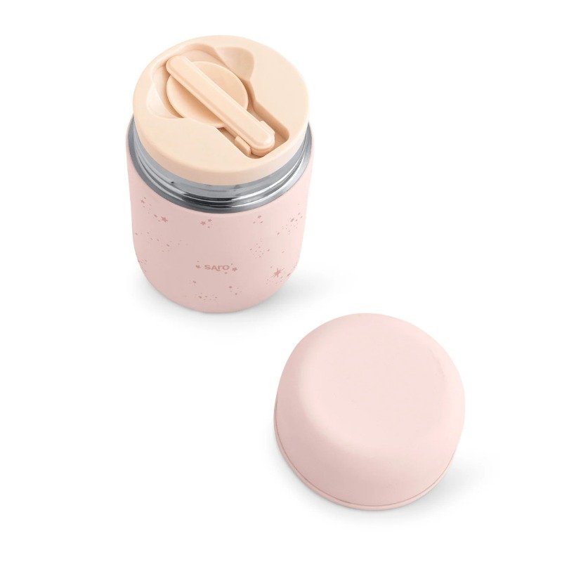 Saro Θερμός Φαγητού - Stars Ροζ 300ml - Image 3