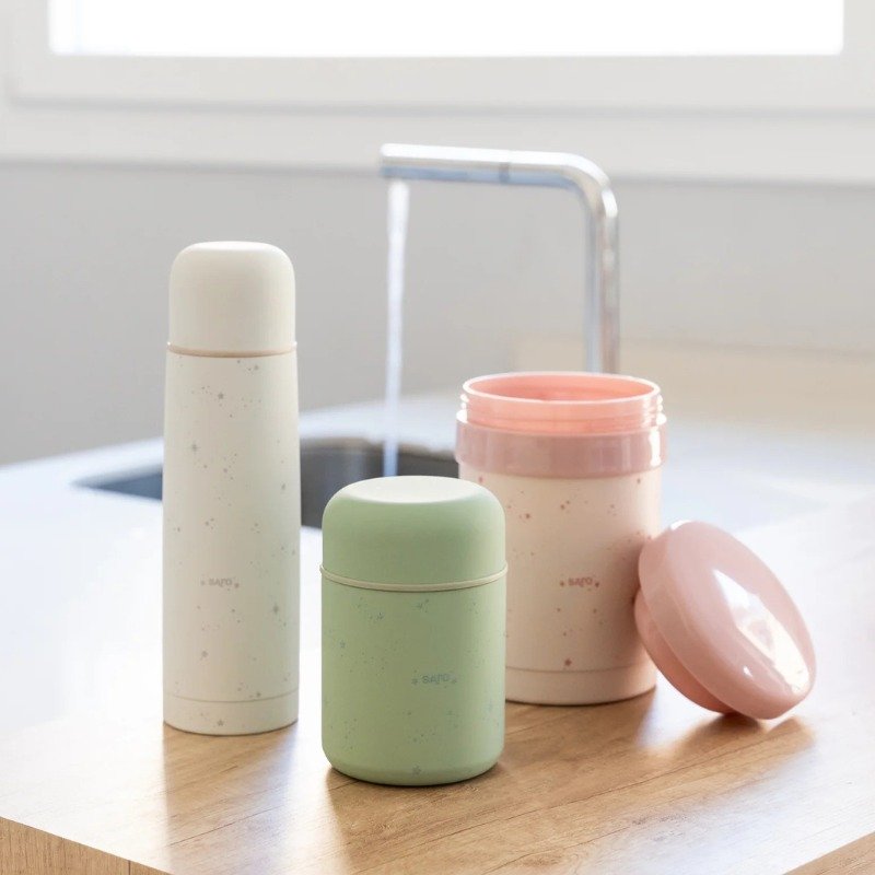 Saro Θερμός Φαγητού - Stars Ροζ 300ml - Image 4