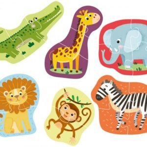 Alternative view of Παζλ 2-3-4 Στοιχείων – Άγρια Ζώα (18 Τεμάχια)