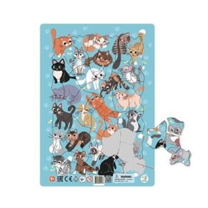 Alternative view of Παζλ Πλαισίου – Γατάκι (53 Τεμάχια)