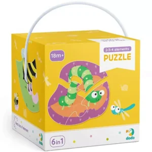 Alternative view of Παζλ 2-3-4 Στοιχείων – Έντομα (18 Τεμάχια)