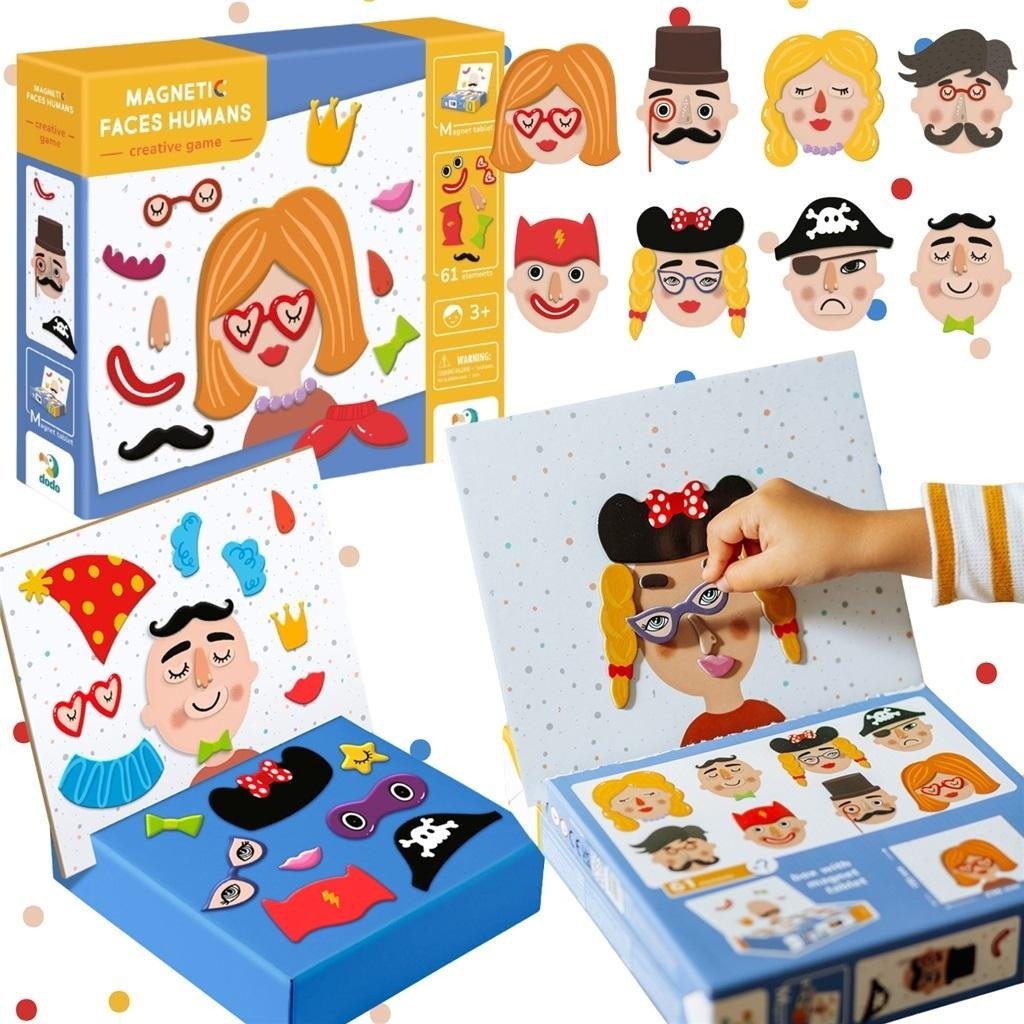 Μαγνητικό Παιχνίδι Πρόσωπα - Image 2