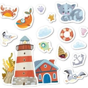 Alternative view of Μαγνητικό Παιχνίδι Ζωάκια Φάρου