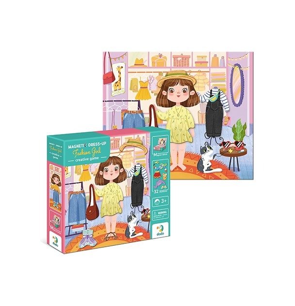 Μαγνητικό Παιχνίδι Ντύσε τη Μοδάτη Κοπέλα - Image 3