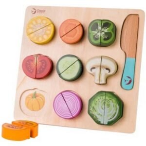 Ξύλινο Παζλ Λαχανικά