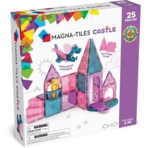 Magna-Tiles Σετ Μαγνητικών Πλακιδίων Κάστρο – 25 Τεμάχια