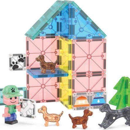 Magna-Tiles Σετ Μαγνητικών Πλακιδίων Puppy Park – 27 Τεμάχια - Image 3