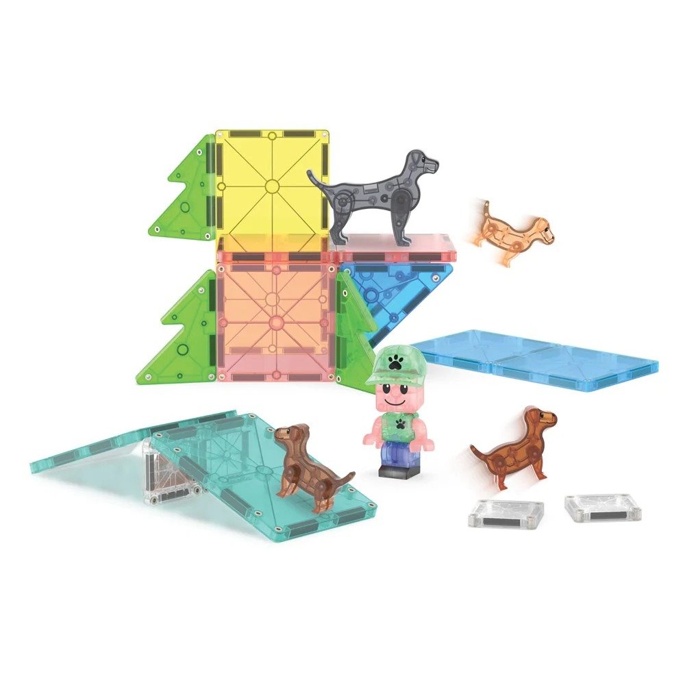 Magna-Tiles Σετ Μαγνητικών Πλακιδίων Puppy Park – 27 Τεμάχια - Image 4
