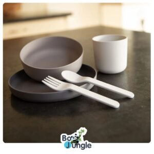 Alternative view of Eco-Friendly Σετ Φαγητού CPLA 5 Τεμαχίων Grey