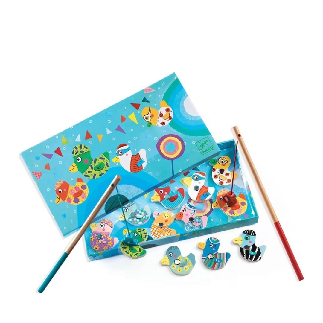 Ξύλινο Παιχνίδι Μαγνητικό Ψάρεμα Παπάκια Djeco