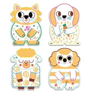 Alternative view of Djeco Σετ Μαγικής Ζωγραφικής "Κατοικίδια Ζώα" 18m+