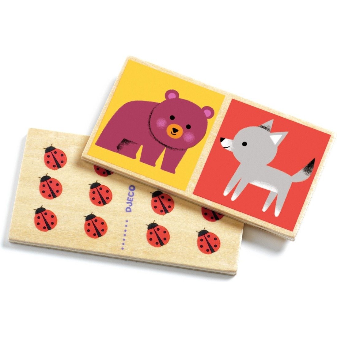 Djeco Ξύλινο Ντόμινο - Ζώα του Δάσους 2+ - Image 3