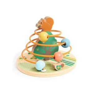 Djeco Ξύλινο Εκπαιδευτικό Παιχνίδι Προγραφής-Σκιουράκι 18m+