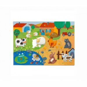 Alternative view of Djeco Giant Puzzle 20τμχ-Η Φάρμα των Ζώων 3+