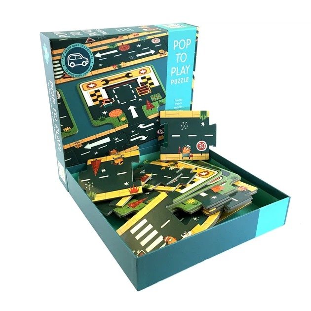 Djeco Γίγας Παζλ 21τμχ-Δρόμοι και Κυκλοφοριακή Αγωγή 3+ - Image 4