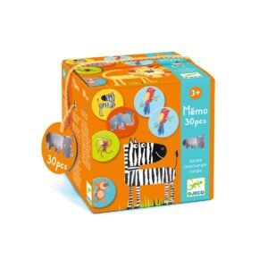 Djeco Παιχνίδι Memo - Ζώα της Ζούγκλας 2+