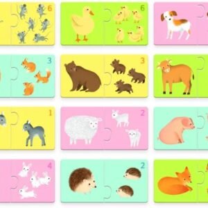 Alternative view of Djeco Puzzle Duo Εκπαιδευτικό Παζλ Αρίθμησης-Μαμά και Μωρό 2+