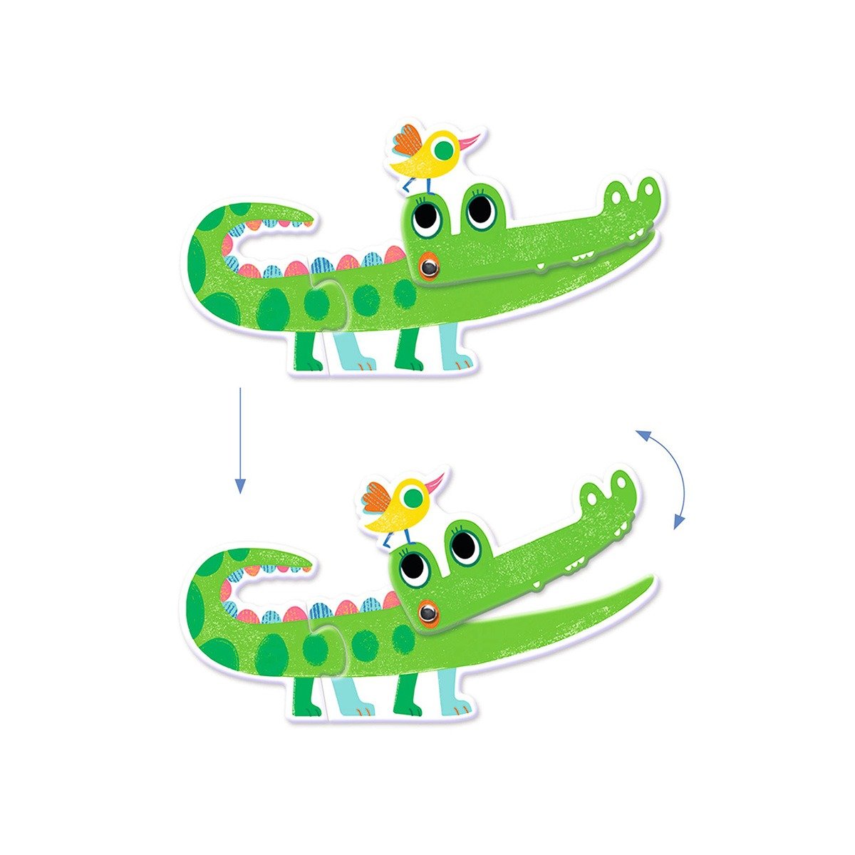 Djeco Duo Παζλ-Ζώα της Ζούγκλας 2+ - Image 3