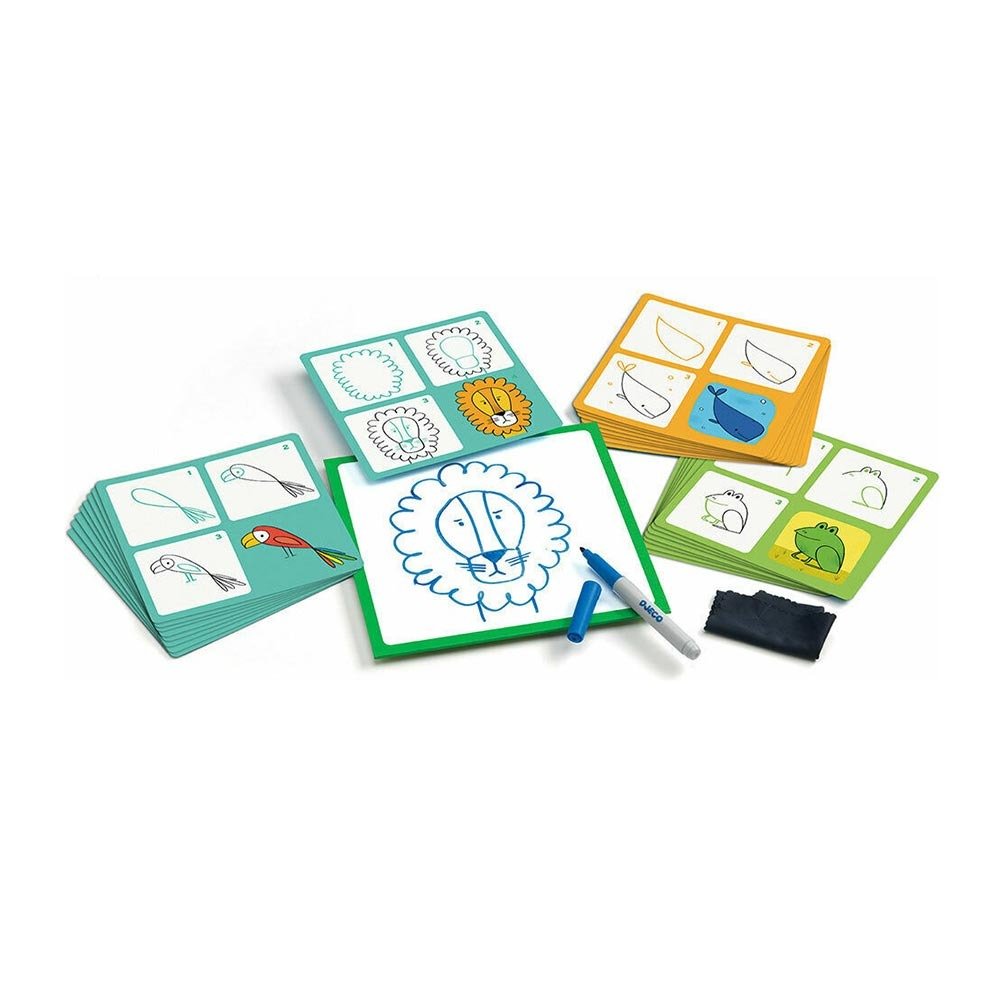 Djeco Step by Step Ζωγραφική-Ζωάκια 4+ - Image 2