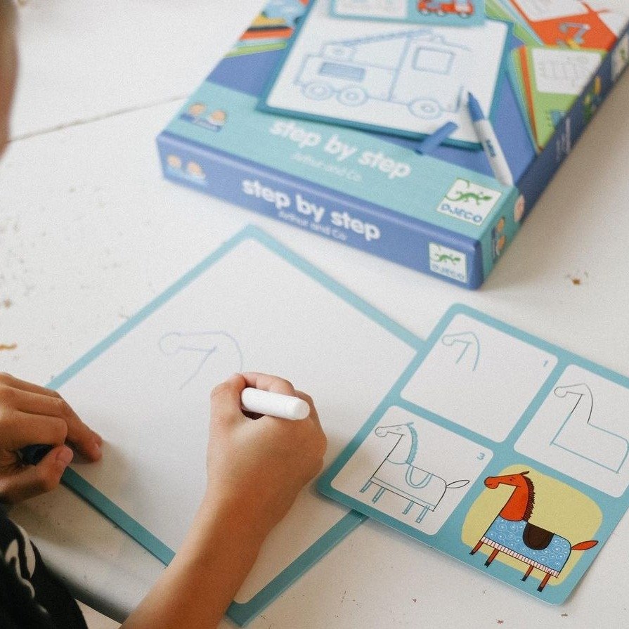 Djeco Ζωγραφική Step by Step-Οχήματα 4+ - Image 2