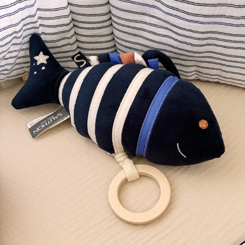 Sauthon "Baby Sailor" Μουσικό Λούτρινο Ψαράκι 0m+ - Image 3